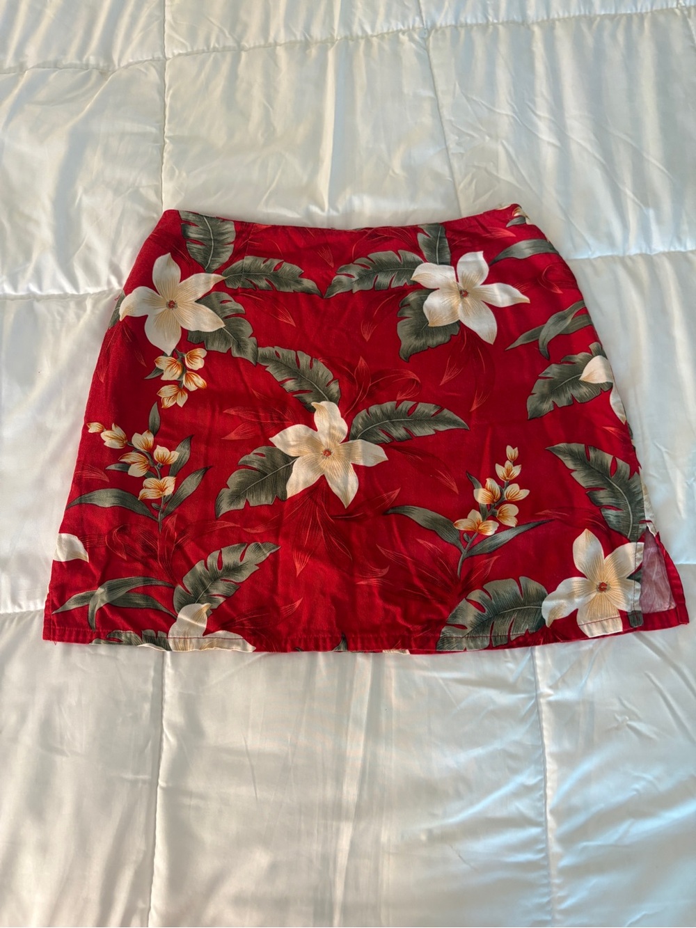 Caribbean Joe Floral Mini Skirt